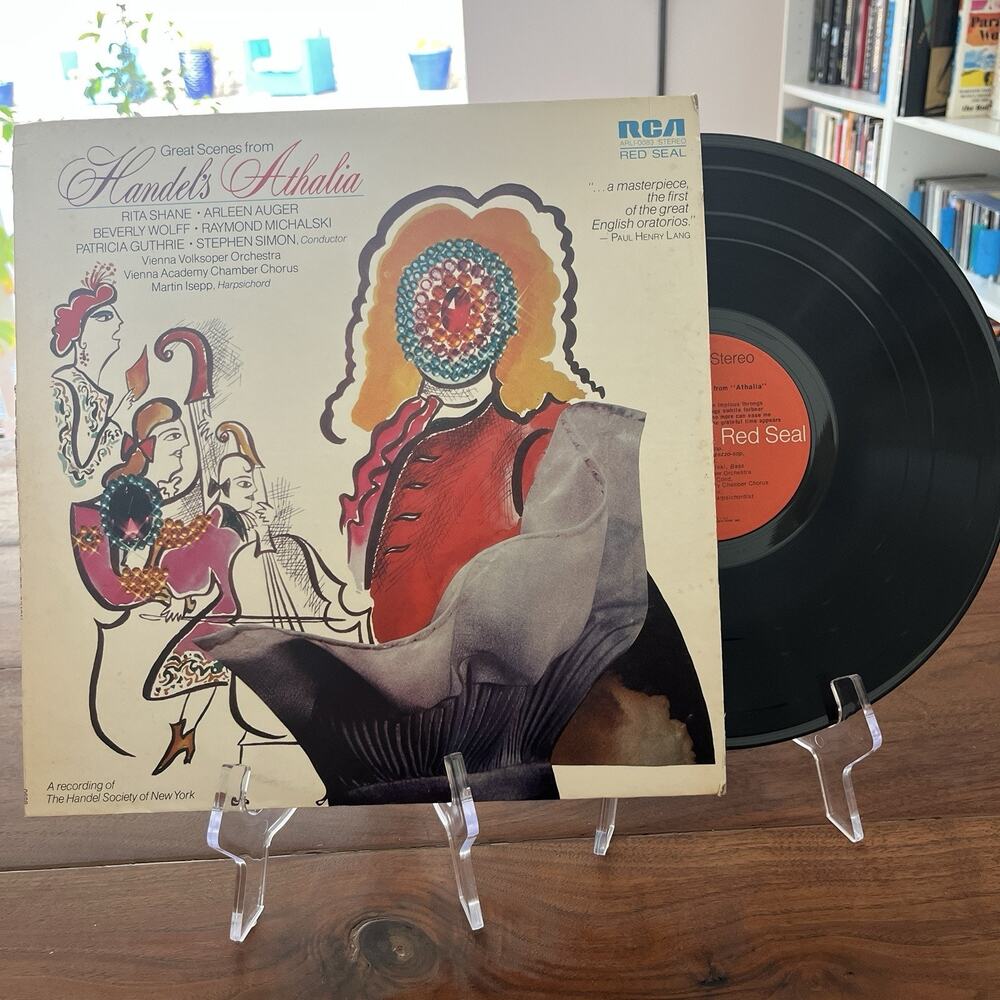 Great Scenes from Handel's Athalia Vinyl LP 1973 RCA ARL I-0083